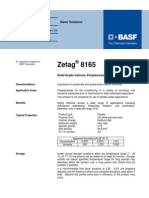 Zetag 8165: Technical Information Water Solutions