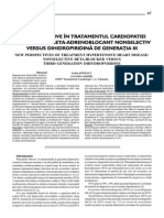 Noi Perspective În Tratamentul Cardiopatiei Hipertensive: Beta-Adrenoblocant Nonselectiv Versus Dihidropiridinã de Generaþia Iii