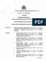 Peraturan Kapolri Nomor 11 Tahun 2006 Tentang Pedoman Perencanaan