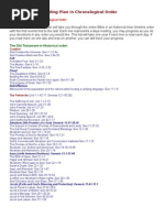 Bible Plan Chronological