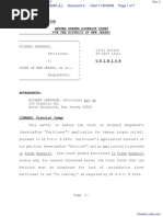 SHEPHERD v. STATE OF NEW JERSEY - Document No. 2