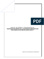 MNYP Manual de Adquisicion de Bienes de La USB Por Consulta de Precios Hasta 2500 UT PDF