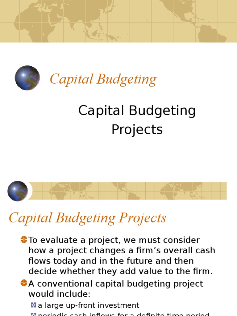Capital Budgeting Project Evaluation Guide | PDF | Capital Budgeting ...