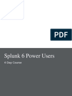 Splunk 6 For Power Users