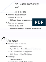 Chapter 9 - Taxes and Foreign Investment