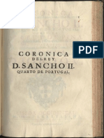 1728 - Chronica Delrey Sancho Galvão
