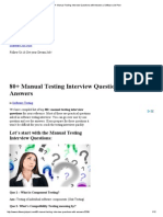 80+ Manual Testing Interview Questions with Answers _ Software Job Post