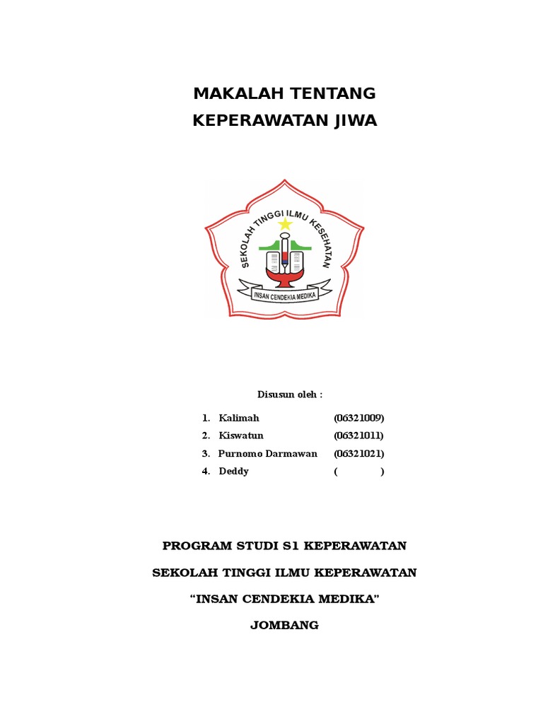 Makalah Tentang Keperawatan Jiwa Doc