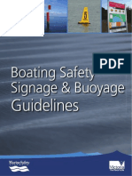 Boating Safety Signage and Buoyage Guidelines