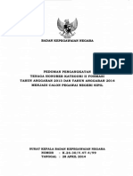 Surat Kepala BKN Nomor K.26 30 V.47 4 99 Pedoman Pengangkatan Tenaga Honorer K Ii Formasi Tahun Anggaran 2013 Dan Tahun Anggaran 2014 Menjadi CPNS