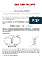 Gears and Pulleys