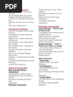 What Is A Computer?: Hardware & Software Hardware Components