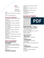 What Is A Computer?: Hardware & Software Hardware Components