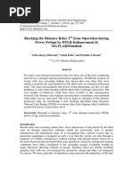 Blocking The Distance Relay 3 Zone Operation During Power Swings by DTLR Enhancement in MATLAB/Simulink