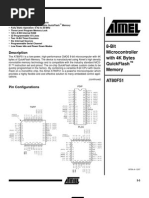 8051 Atmel Datasheet