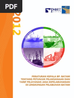 Download Peraturan Kepala BP Batam Ttg Petunjuk Pelaksanaan Dan Tarif Jasa Kepelabuhanan Di Lingkungan Pelabuhan Batam by tofan SN271010080 doc pdf