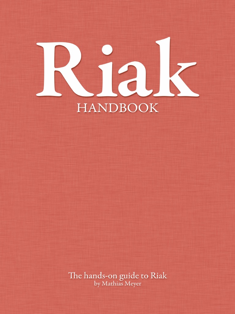 Riak Handbook | PDF | Map Reduce | Database Index