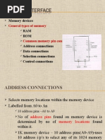 Memory Devices RAM ROM Address Connections Data Connections Selection Connections Control Connections