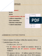 Memory Devices RAM ROM Address Connections Data Connections Selection Connections Control Connections