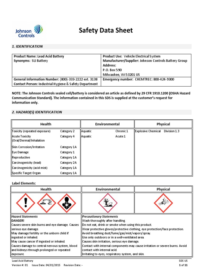 Lead Acid Battery Battery (Electricity) Lead
