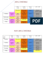 Mufy Sem 2 Timetable