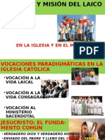 Vocacion y Mision Del Laico en La Iglesia