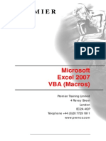 Excel 2007 VBA