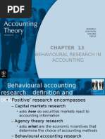 Ch13 Behavioural Research in Accounting