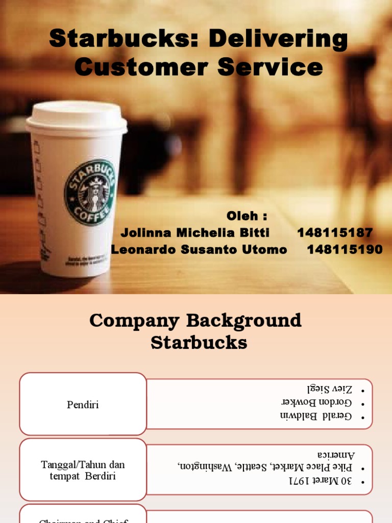 Starbucks delivering customer service deutsch