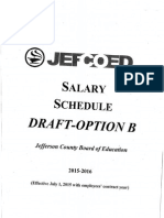 Jefferson County Salary Schedule for 2015-2016