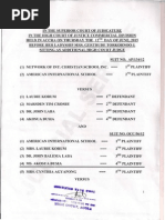 AIS vs. NICS Judgement 2015