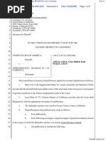 United States of America v. Approximately $44,000.00 in U.S. Currency - Document No. 4