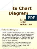 State Chart Diagram: By: Bhavsar Jenish Roll No: 08