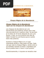 Cheque Mágico del Universo para Imprimir | PDF