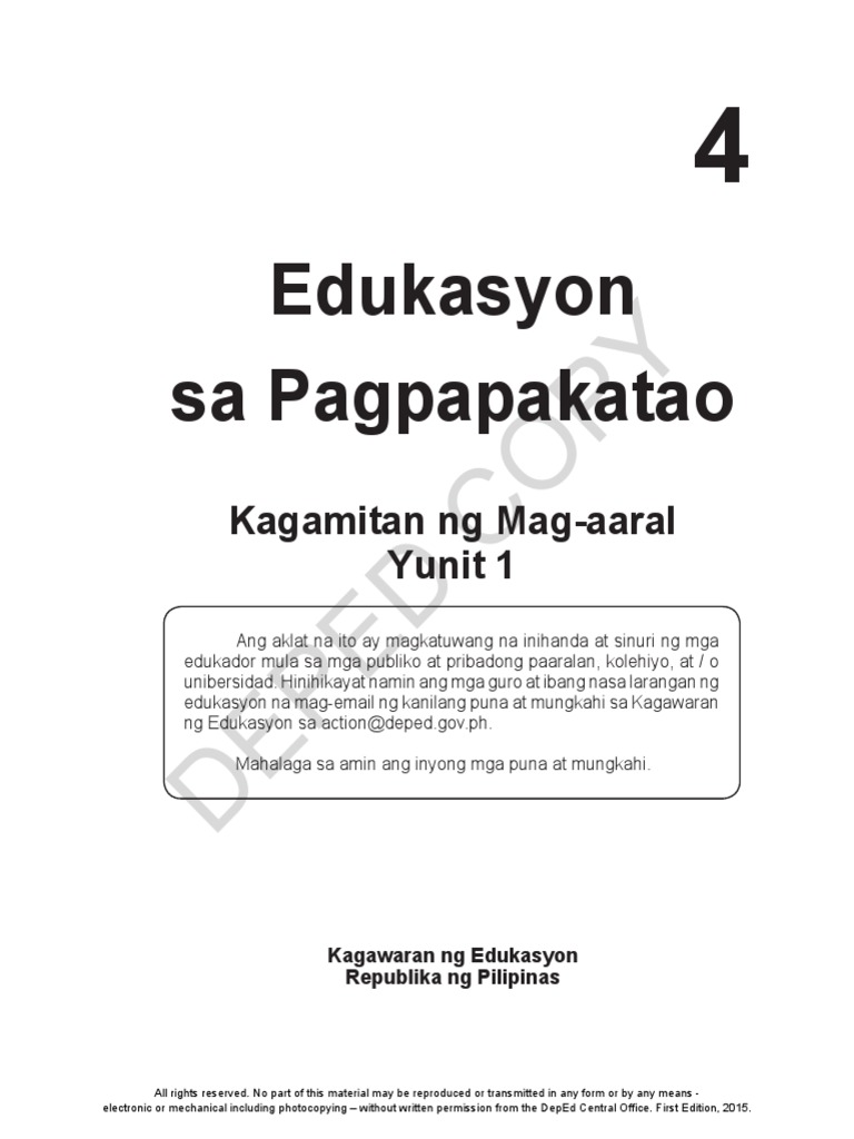 ESP GRADE 4 LM UNIT 1