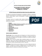 Estructura Del Reporte de Practica