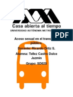 Acoso Sexual en El Transporte Públic1