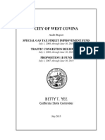 State Audit of West Covina Transportation Funds