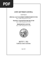 State Audit of West Covina Transportation Funds