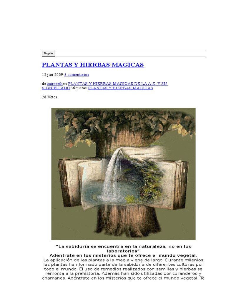 Introducir 43+ imagen plantas y recetas magicas de wicca pdf