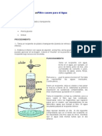 Filtro Casero Para El Agua