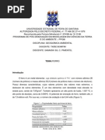 Geoquimica Ambiental - Tema