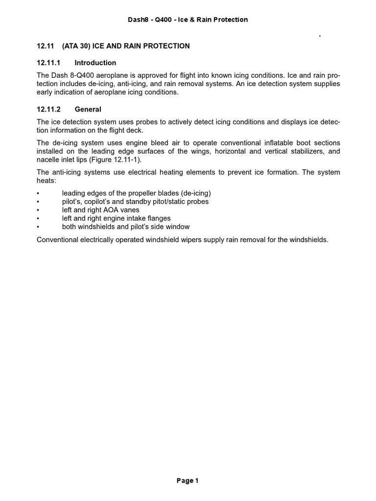 Q400Ice and Rain Protection 1 PDF Thermostat Hvac