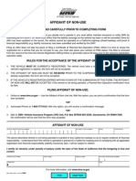 REG5090, DMV, California, Driver's License, Non-Use Affidavit