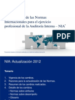 Actualización de Las NIA 2012 Dic 1 2012