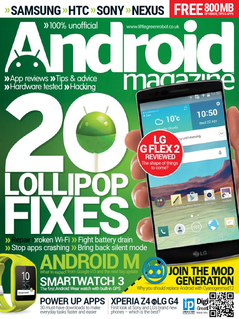 Android Magazine 51 Android Operating System Smartwatch