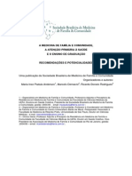 A Medicina de Família, A Atenção Básica e o Esino Médico