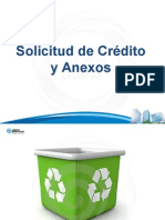 Solicitud de Crédito y Anexos