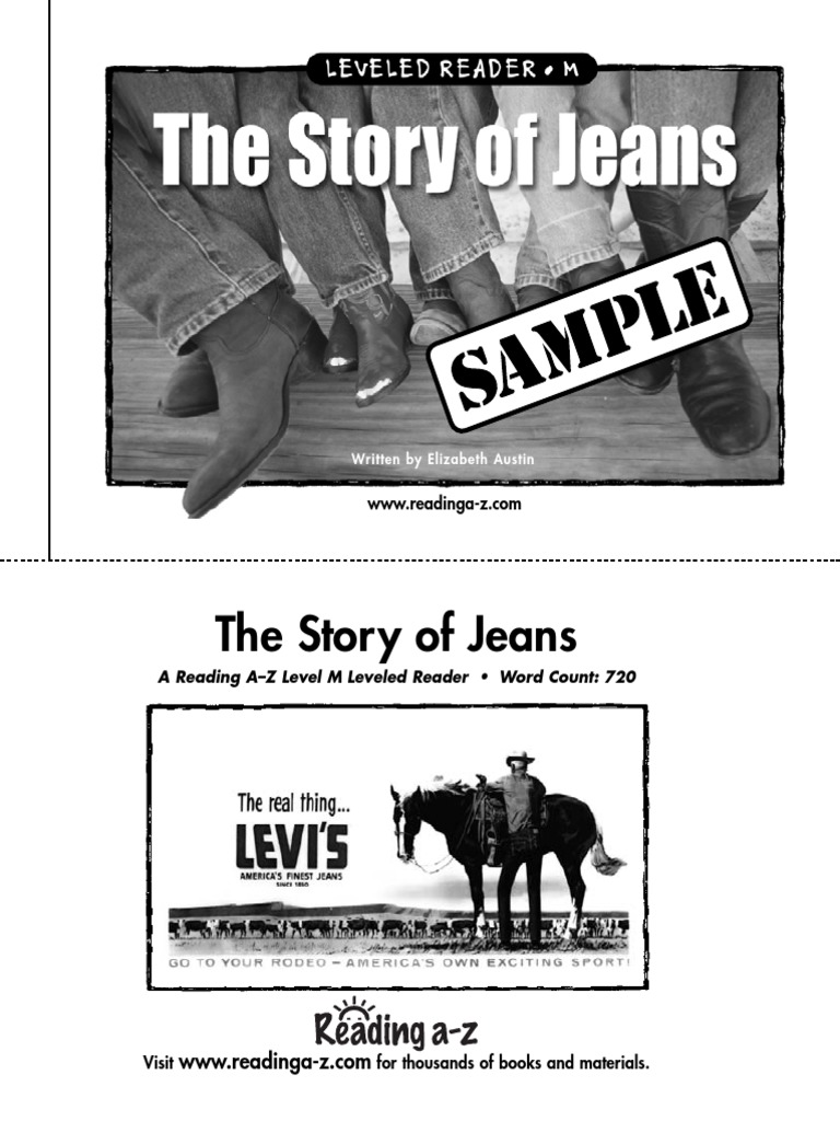 Story of jeans a to z reading .pdf Jeans Yarn