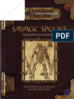 D&D 3E Savage Species